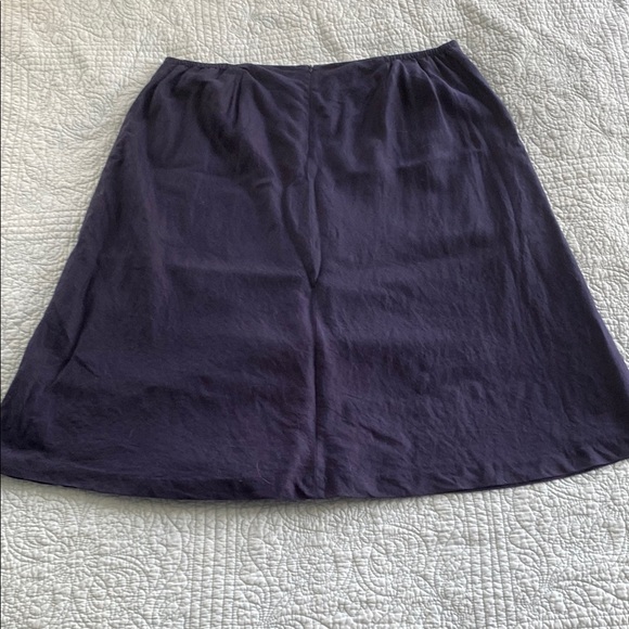 Talbots Navy, Linen Skirt - Picture 3 of 4